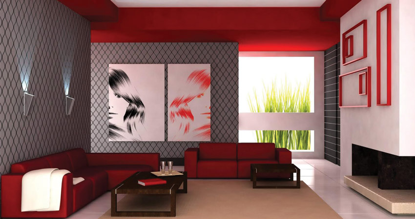 Color influence on interior decoration